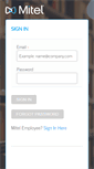 Mobile Screenshot of login.shoretel.com